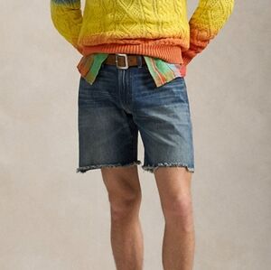 Polo Ralph Lauren Mens 7.5" Vintage Classic Demin Shorts